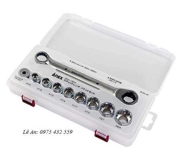 Bộ vặn ốc đa năng Anex AOA-19S4 Bộ vặn ốc đa năng Anex AOA-19S4