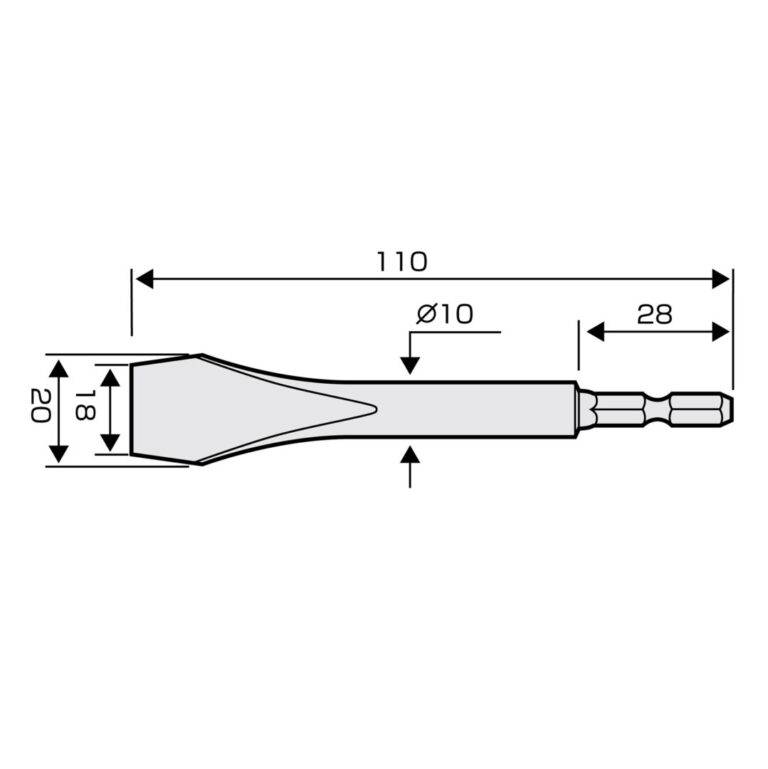 Mũi vít dẹp đầu vuông Anex AHF-1511