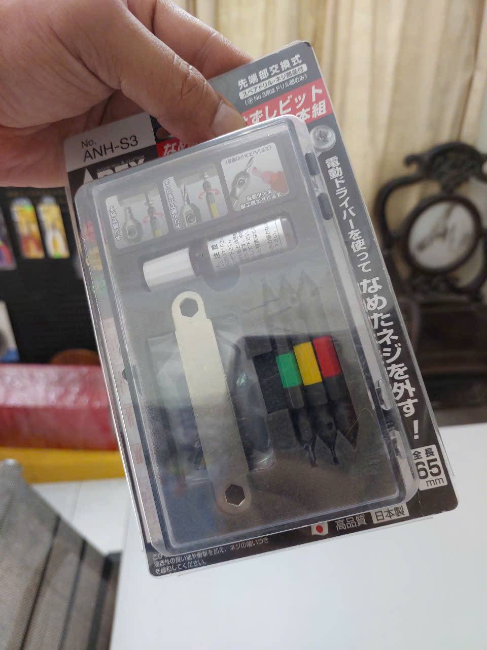 Bộ 3 mũi khoan tháo vít hư Anex ANH-S3