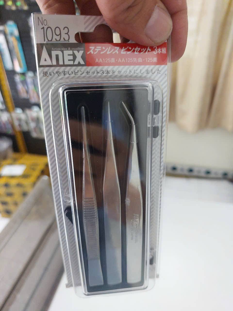 Bộ 3 nhíp gắp linh kiện Anex No.1093