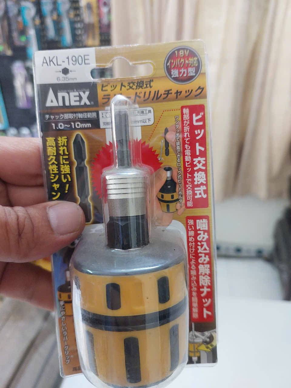 Đầu chuyển mũi khoan Anex AKL-190E