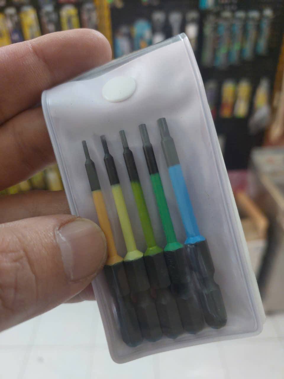 Vỉ 5 mũi vít sao 5 cái Anex ACTX5-65L2