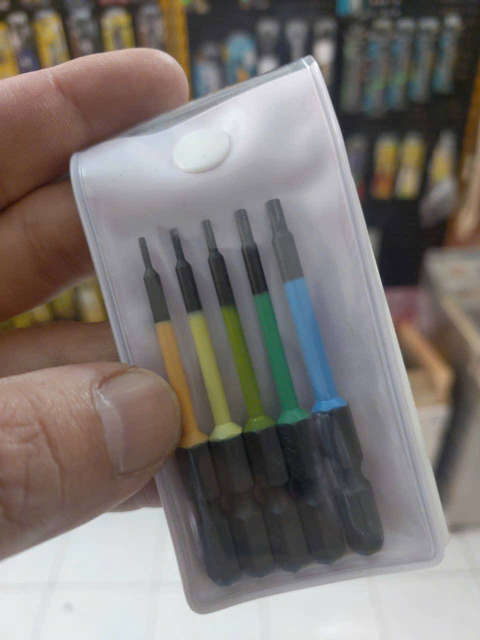 Vỉ 5 mũi vít sao 5 cái Anex ACTX5-65L2