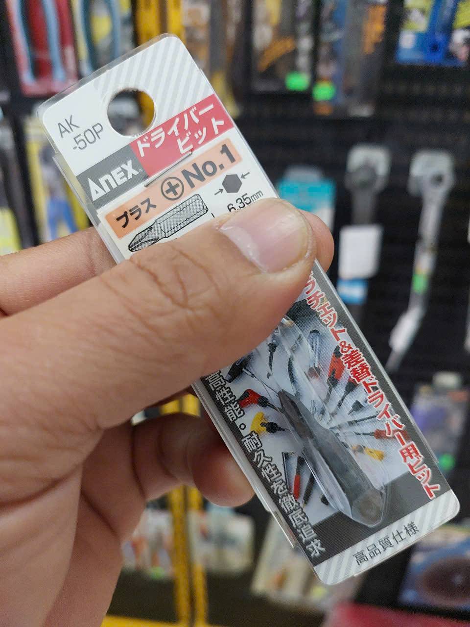 Mũi vít ngắn Anex AK-50P+1×30