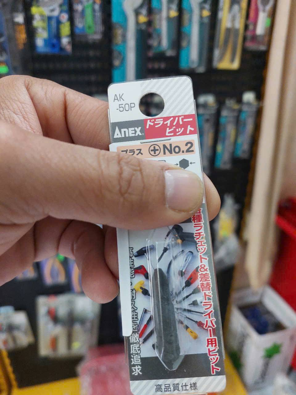 Mũi vít ngắn Anex AK-50P+2×30