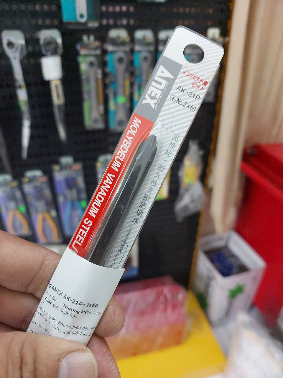 Mũi vít đóng Anex AK-21P+2×80