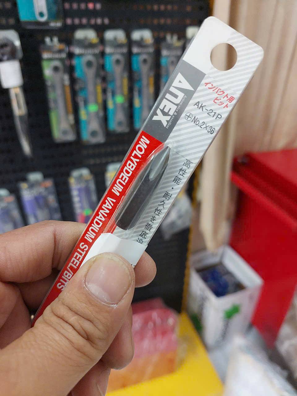 Mũi vít đóng Anex AK-21P+2×36 Japan