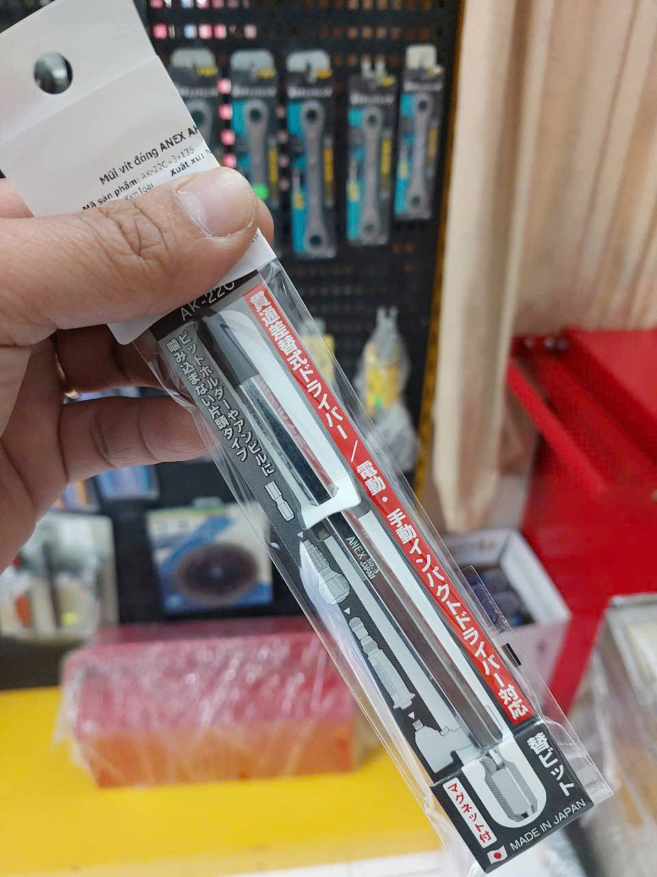 Mũi vít đóng Anex AK-22C+3×135