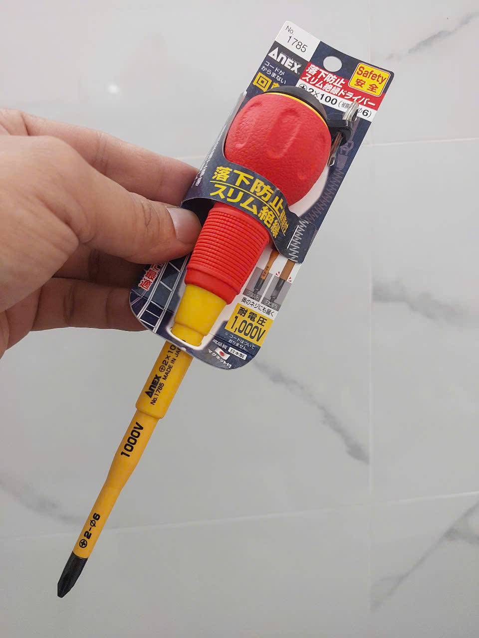 Tô vít cách điện xoay nhanh Anex No.1785+2×100