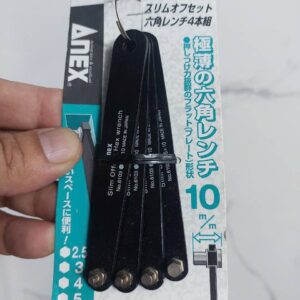 Bộ vặn vít lục giác siêu mỏng Anex No.6103-F