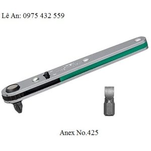 Bộ tay vặn và mũi vít dùng trong góc hẹp Anex No.425