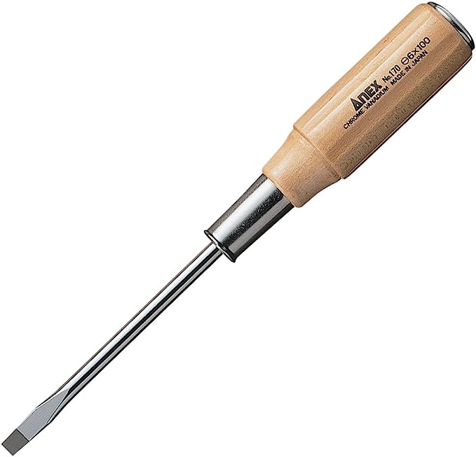 Tô vít đóng 2 cạnh tay gỗ Anex No.170-6x100 Tô vít đóng 2 cạnh tay gỗ Anex No.170-6x100