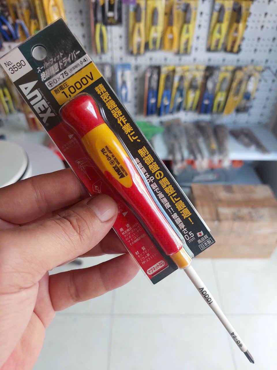 Tô vít cách điện điện tử Anex No.3590+0x75