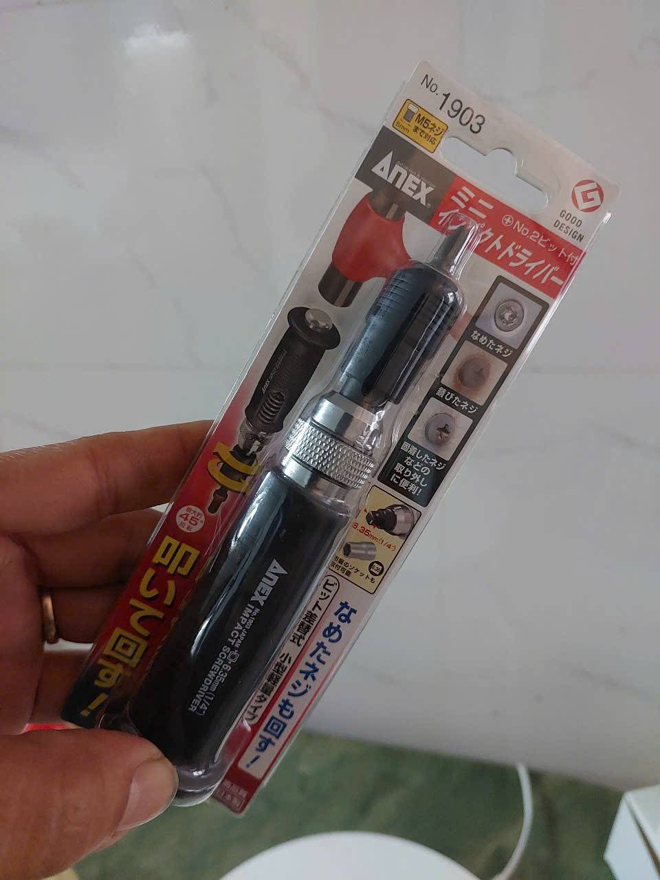 Tô vít đóng 1/4″ Anex No.1903 (Japan)