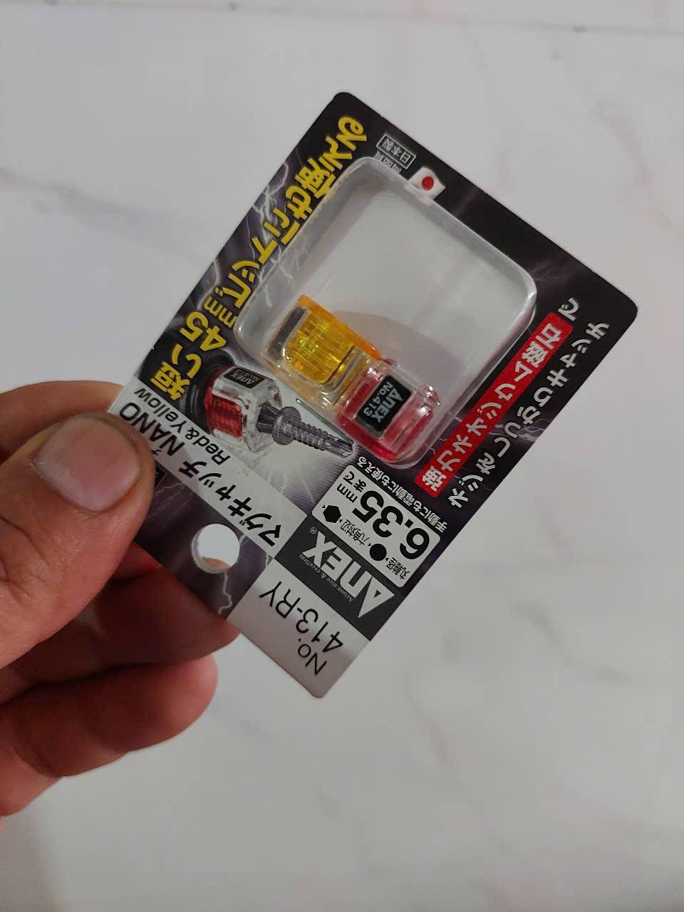 Vỉ 2 nam châm trợ lực siêu nhỏ Anex No.413-RY