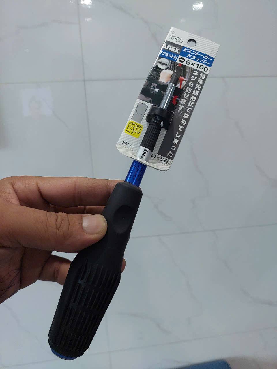 Tô vít đóng cán đàn hồi có từ tính Anex No.3960-6×100