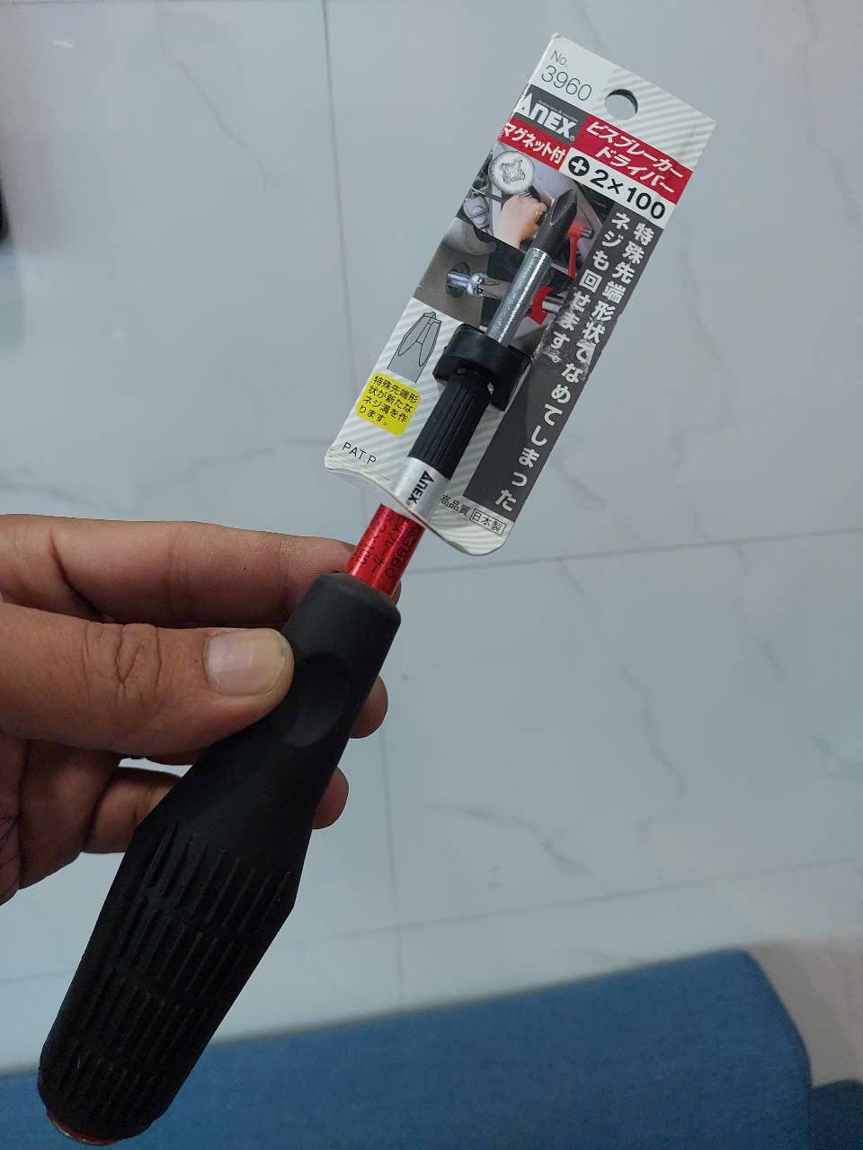 Tô vít đóng cán đàn hồi có từ tính Anex No.3960+2×100