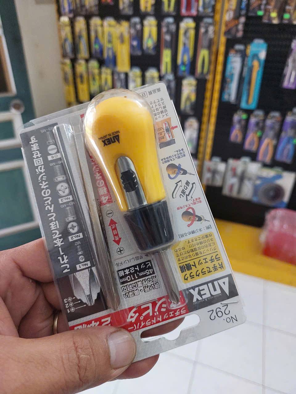 Tô vít ngắn 4 trong 1 Anex No.292 (Japan)