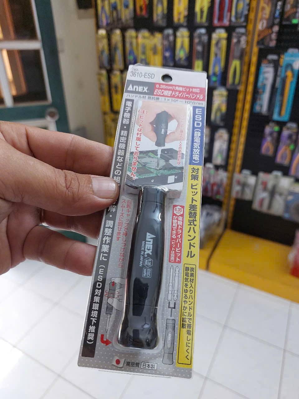 Tay cầm điện tử chống tĩnh điện Anex No.3610-ESD