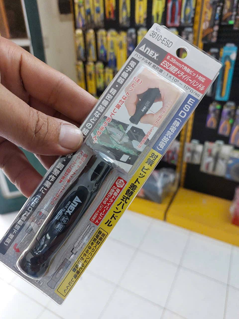 Tay cầm điện tử chống tĩnh điện Anex No.3610-ESD