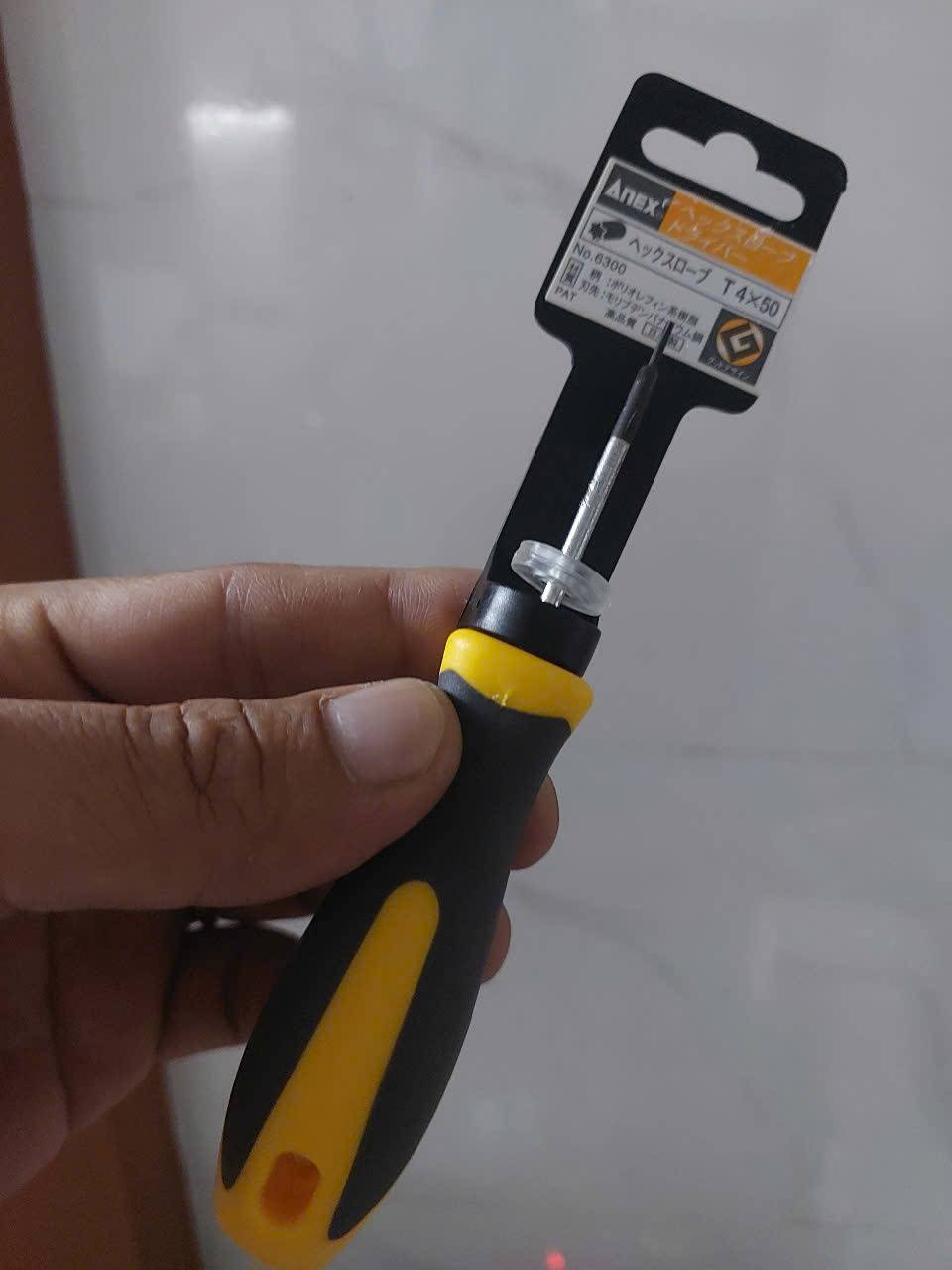 Tô vít hoa thị có lỗ Anex No.6300-T4x50