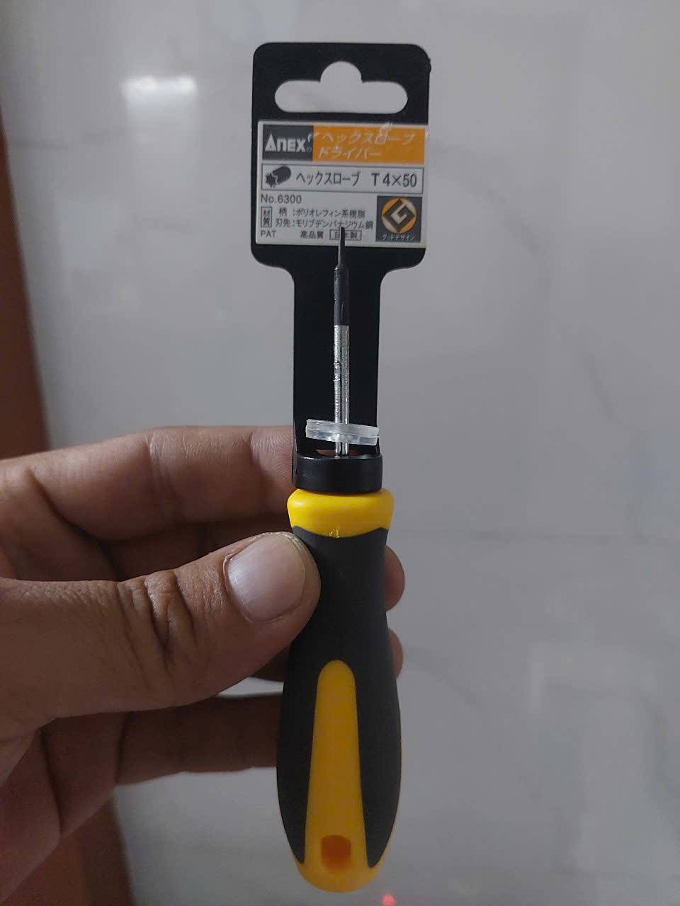 Tô vít hoa thị có lỗ Anex No.6300-T4x50