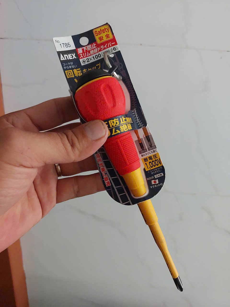 Tô vít cách điện xoay nhanh Anex No.1785+2×100