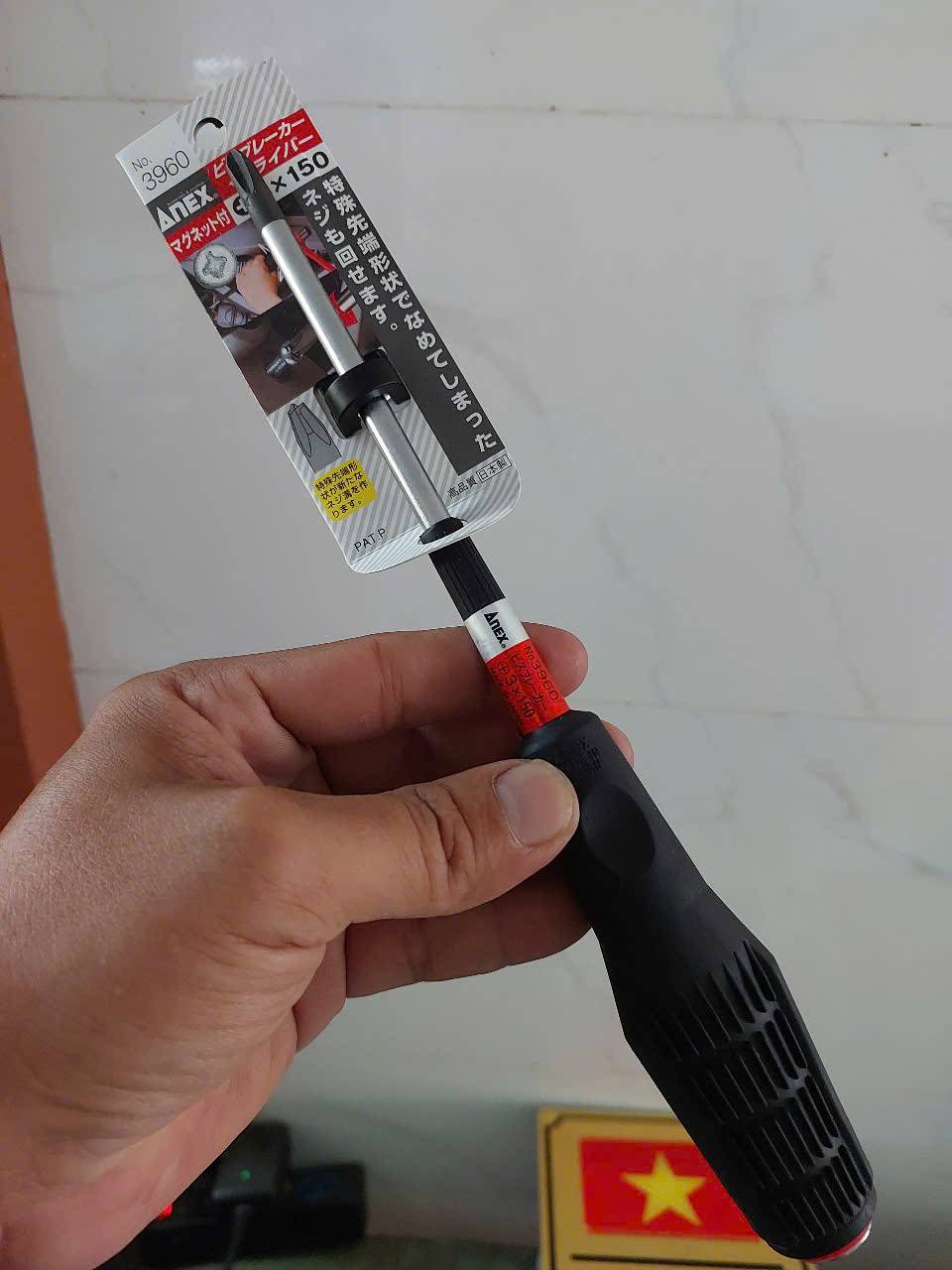 Tô vít đóng cán đàn hồi có từ tính Anex No.3960+3×150