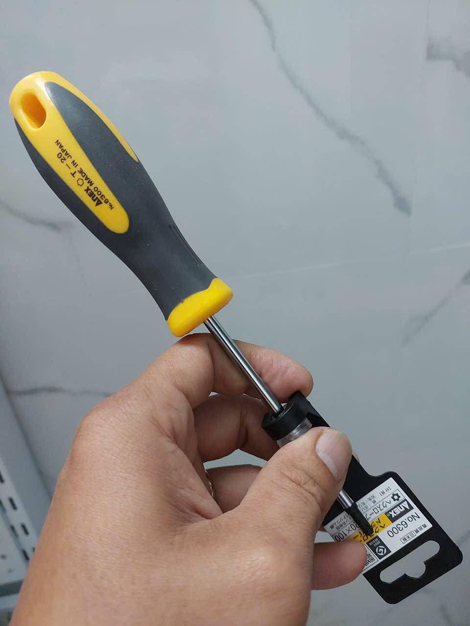 z7208046583390_e87087f446d06bc9baf56fdf7a610b70 Tô vít hoa thị có lỗ Anex No.6300-T20x100