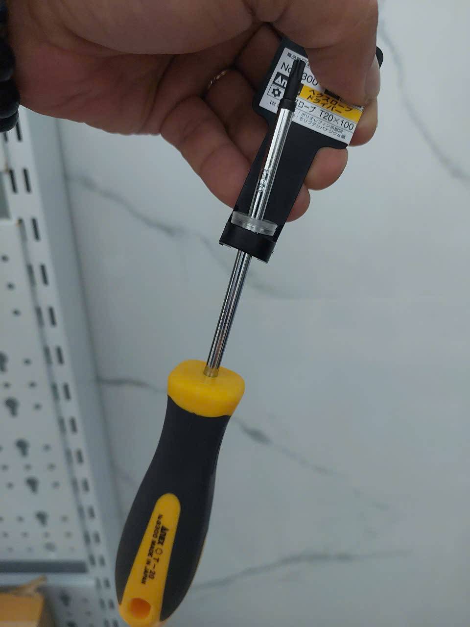 Tô vít hoa thị có lỗ Anex No.6300-T20x100