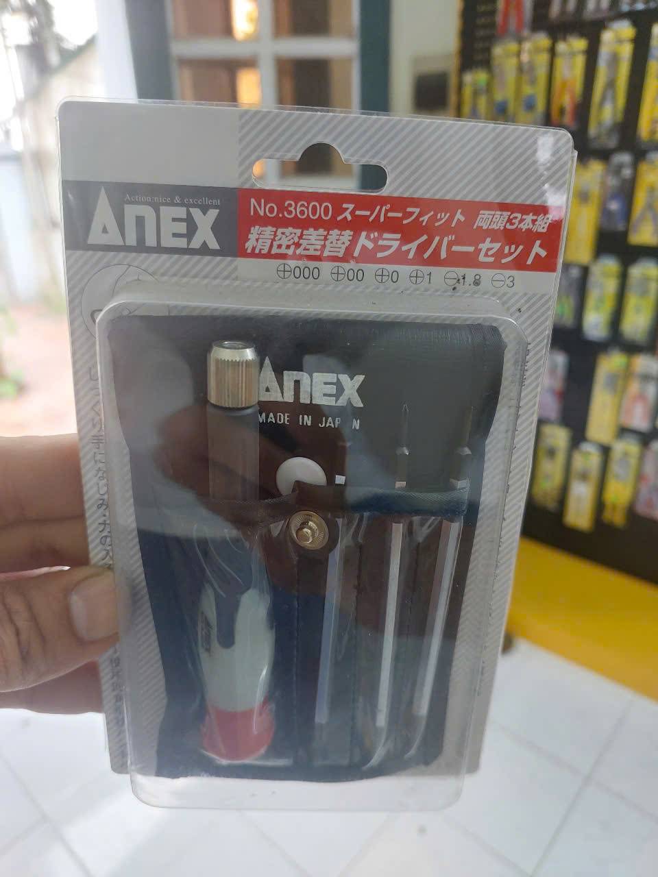 Bộ tô vít điện tử Anex No.3600