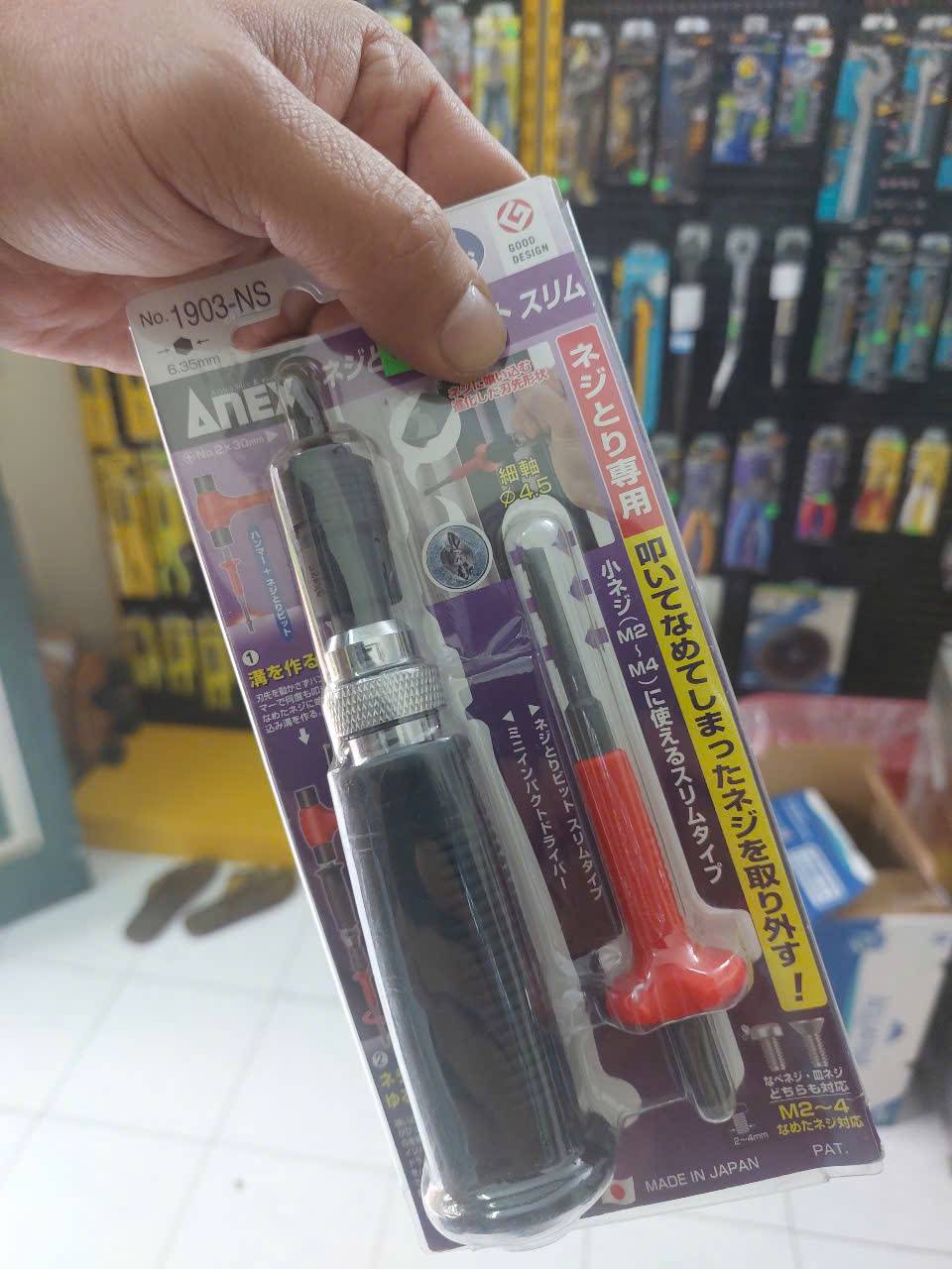 Bộ Tô vít đóng 1/4″ Anex No.1903-NS