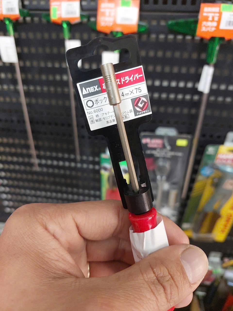 Tô vít đầu tuýp Anex No.6000-H4x75 (Japan)