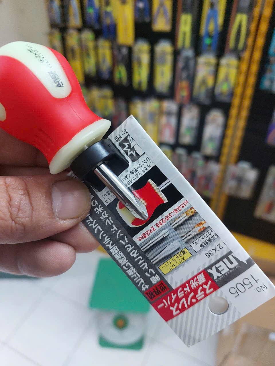 Tô vít phát quang không gỉ (ngắn) Anex No.1505+2×35