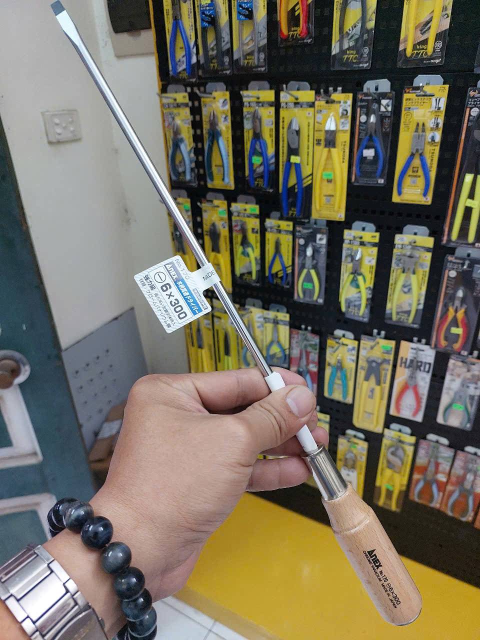 Tô vít đóng 2 cạnh tay gỗ Anex No.170-6×300