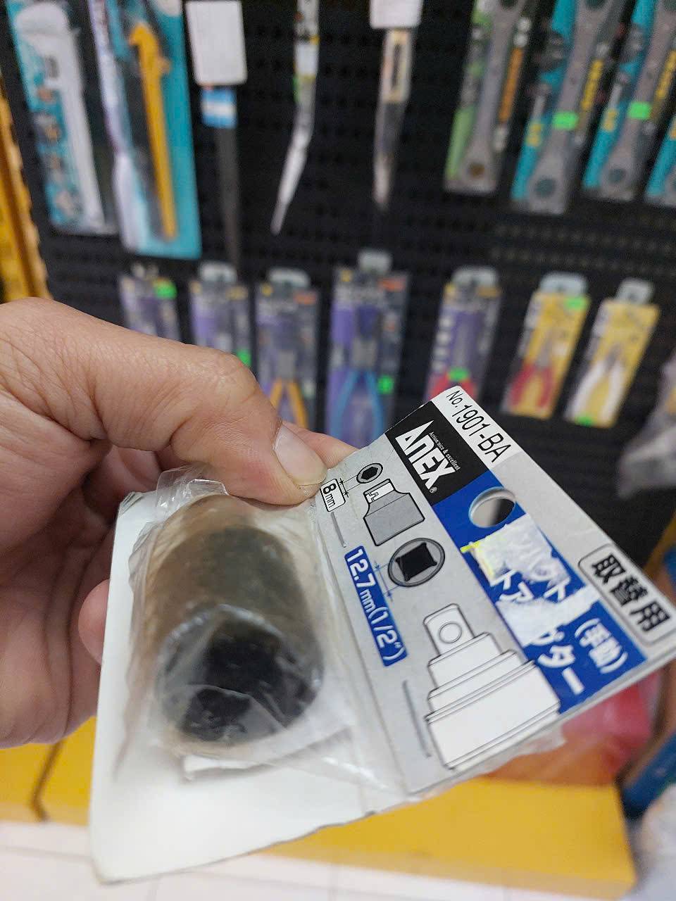 Đầu chuyển 1/2 sang mũi vít 8mm Anex No.1901-BA