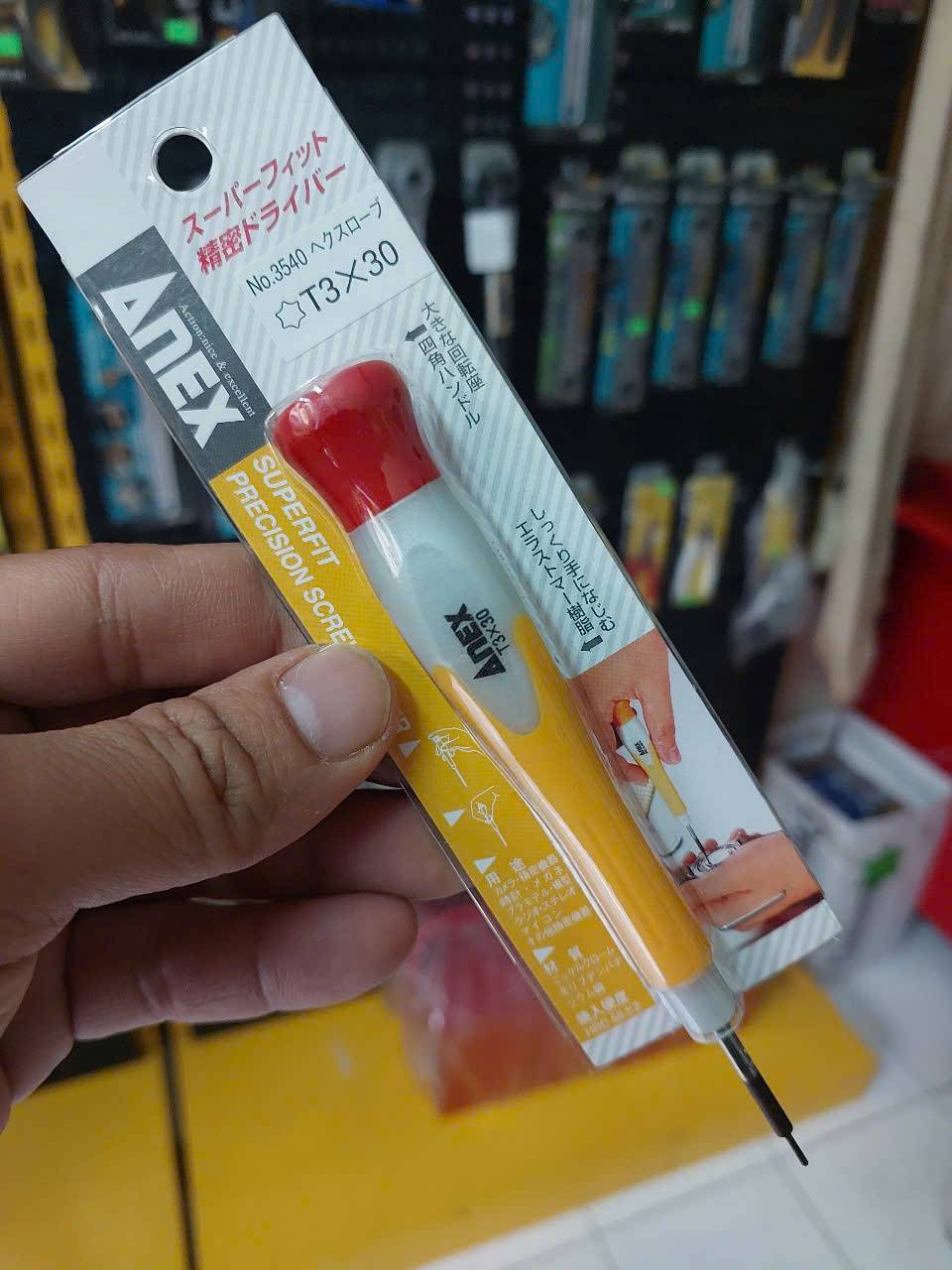 Tô vít hoa thị mini Anex No.3540 (Japan)