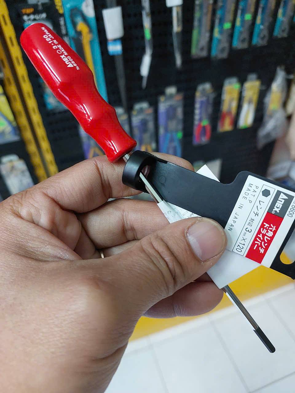 z7245064354263_f8e5bde7c986e85c85422bbb985387ac Tô vít lục giác Anex No.6600-H3x120