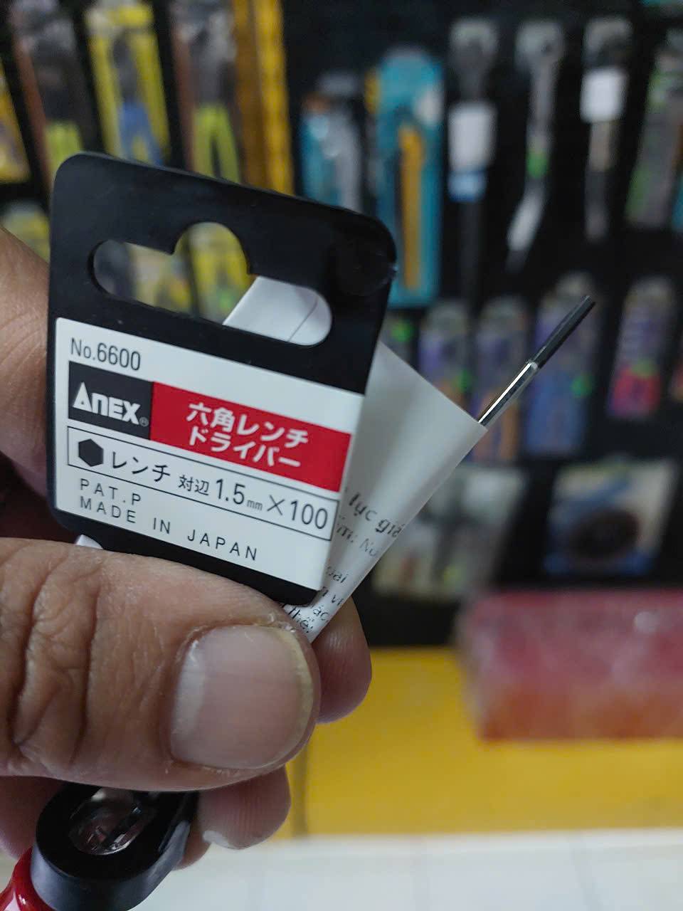 Tô vít lục giác Anex No.6600-H1.5×100