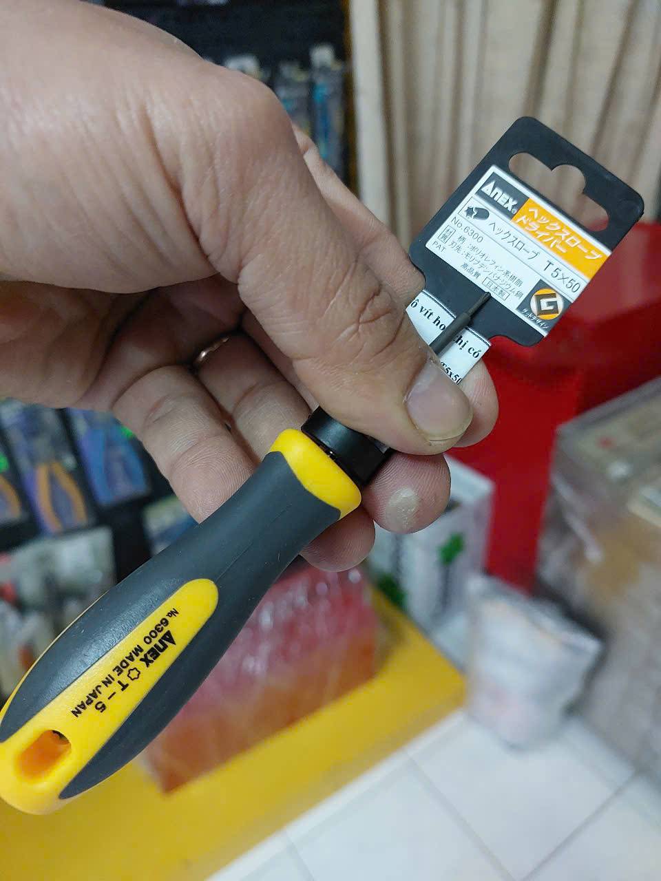 z7245125278111_e31872d87954193d919a40bf704edcbe Tô vít hoa thị có lỗ Anex No.6300-T5x50