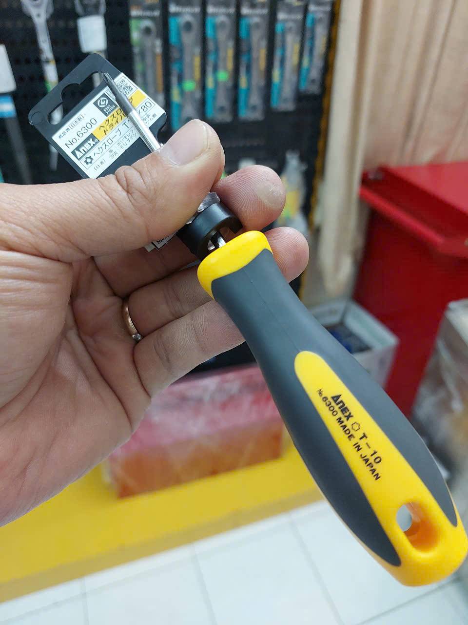 z7245135721360_76c48e652d22f30bcb64aba4b337e0c3 Tô vít hoa thị có lỗ Anex No.6300-T10x80