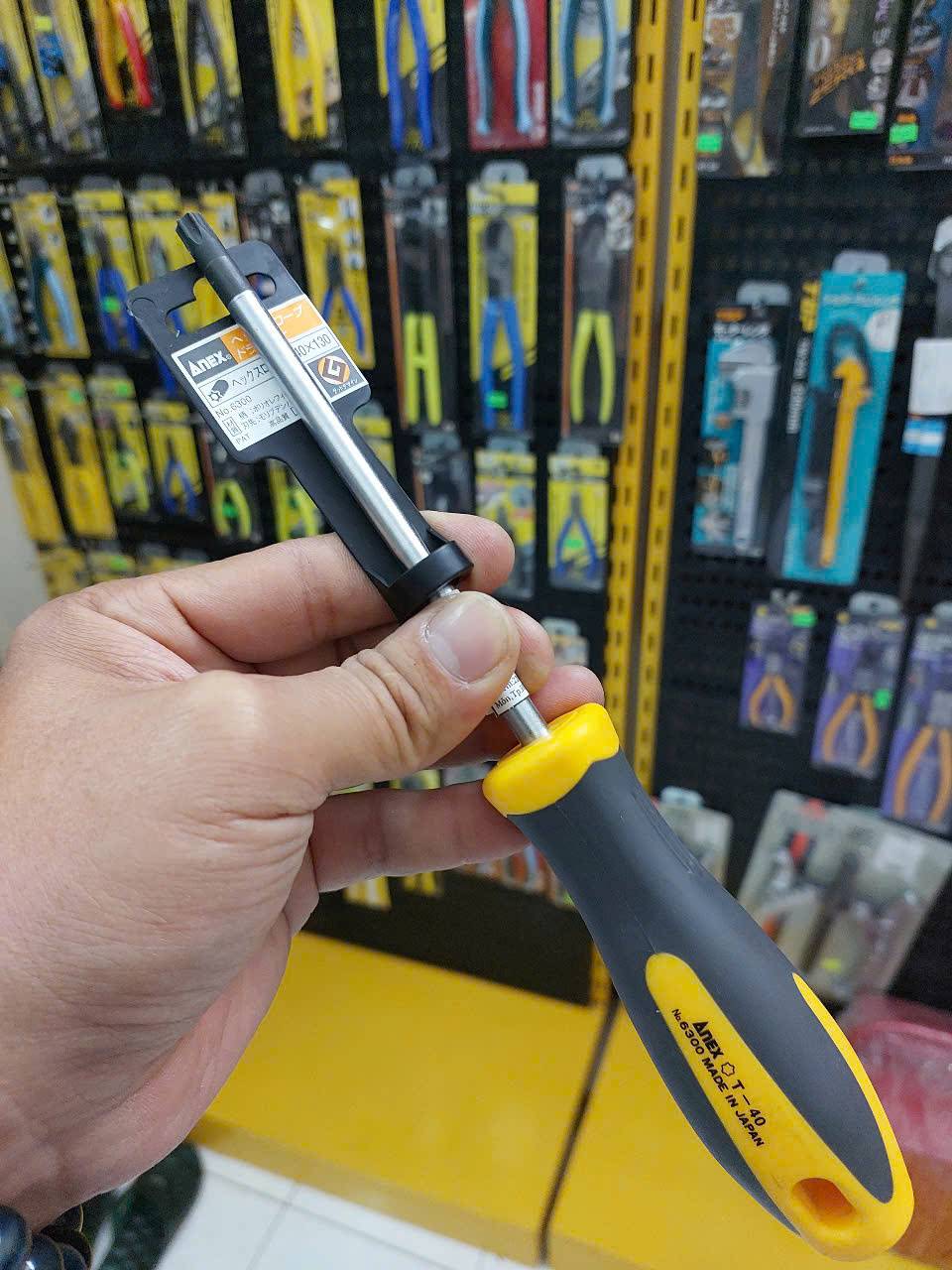 Tô vít hoa thị có lỗ Anex No.6300-T40x130