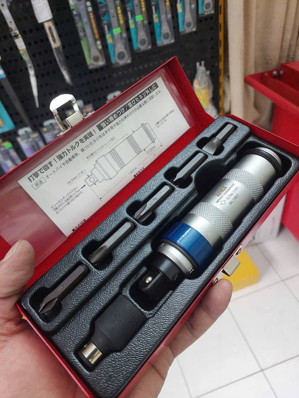 Bộ tô vít đóng đầu 1/2″ Anex No.1901