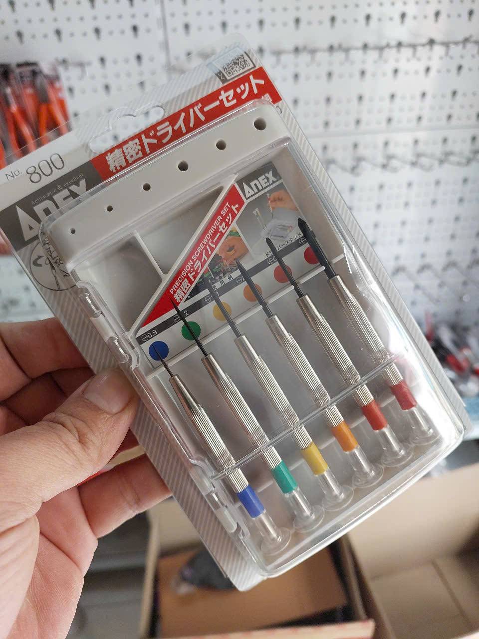 Bộ tô vít sửa chữa điện tử Anex No.800