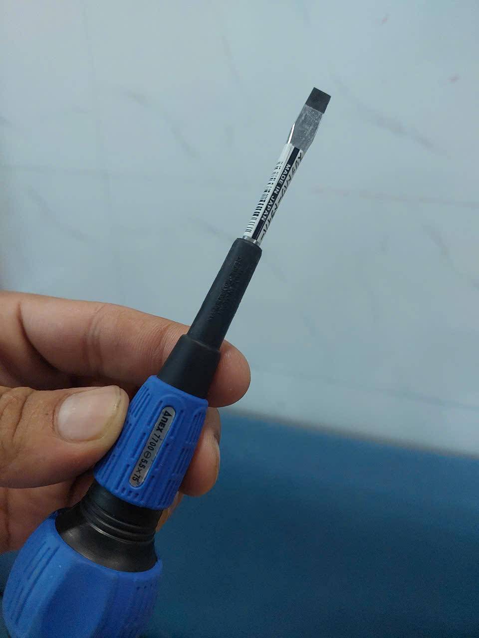 Tô vít 2 cạnh có từ tính Anex No.7700-5.5×75