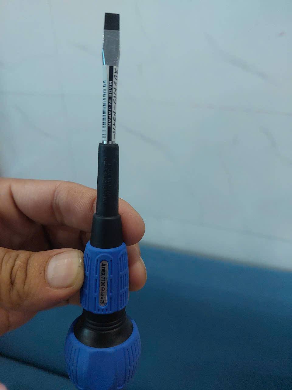 z6766868546545_3d9a666488fe6a40cad216a867131e46 Tô vít 2 cạnh có từ tính Anex No.7700-5.5×75