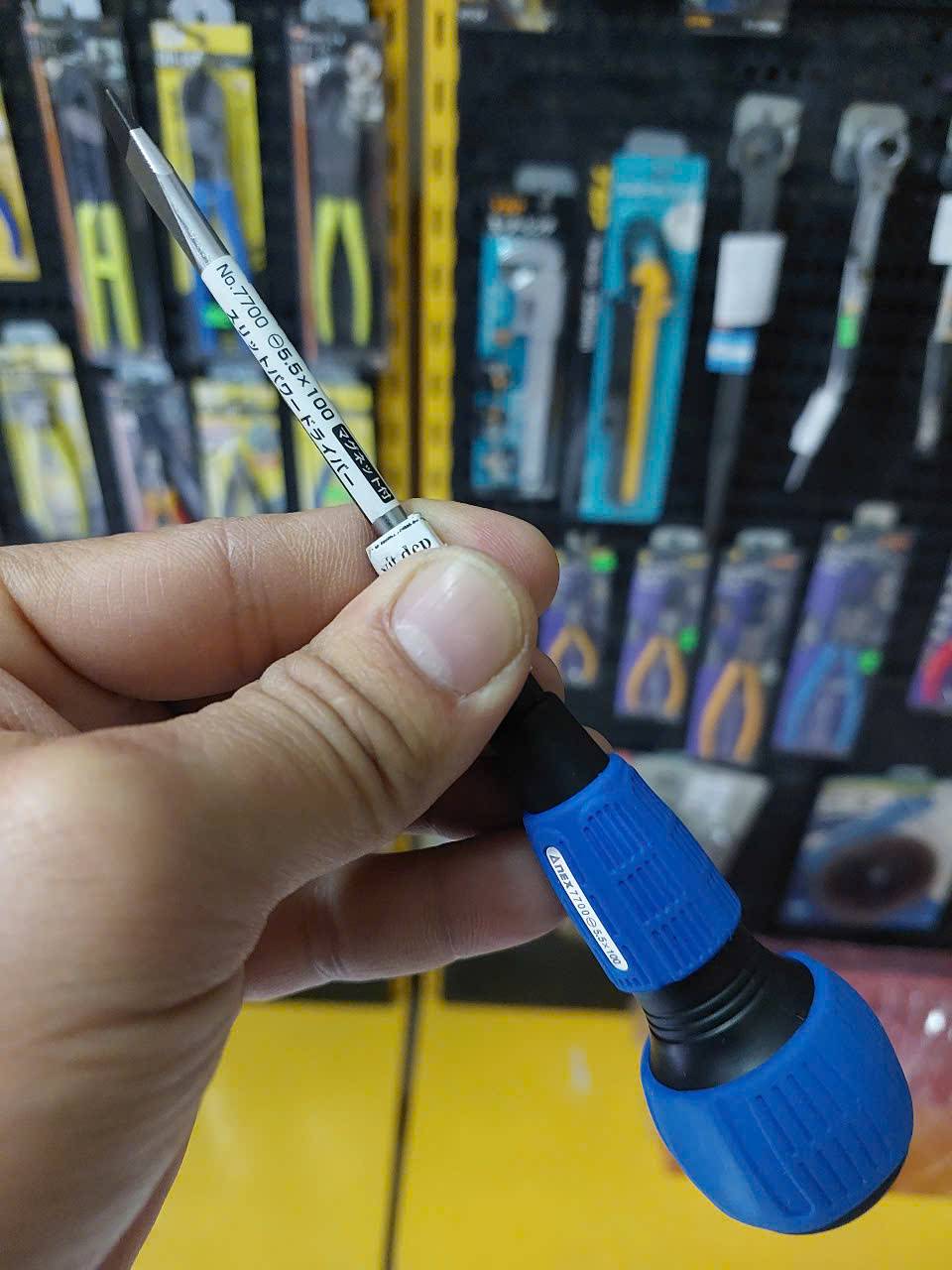 Tô vít 2 cạnh có từ tính Anex No.7700-5.5×100