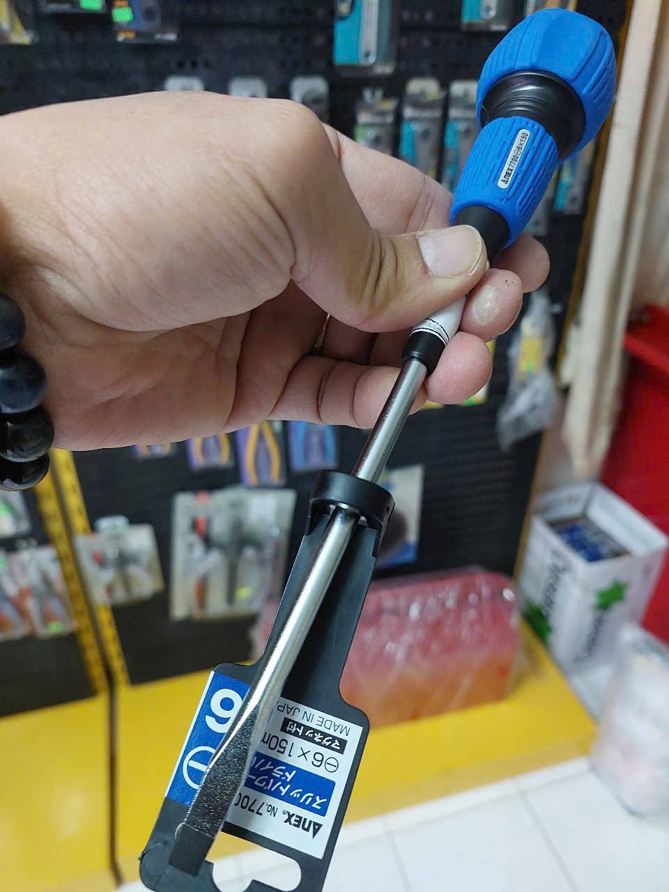 z7248530691245_614392fe49fa68ceed4064ee3a66ea51 Tô vít 2 cạnh có từ tính Anex No.7700-6×150