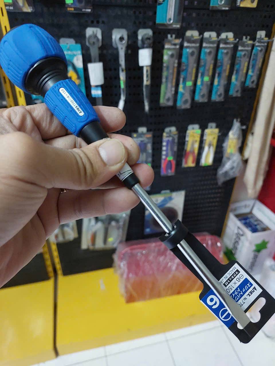 z7248530710049_4354994021e893d9cac9826cd85d49ce Tô vít 2 cạnh có từ tính Anex No.7700-6×150