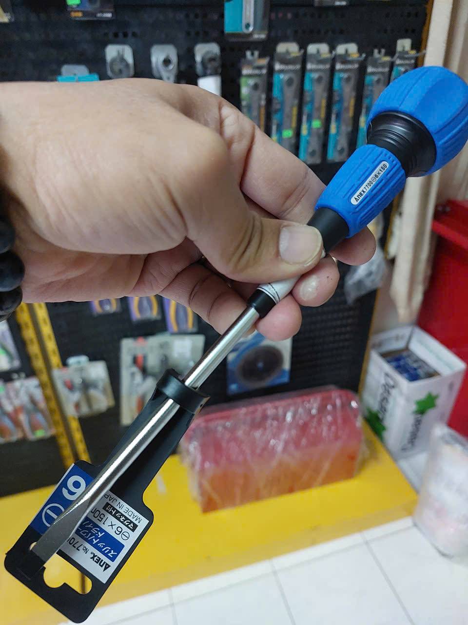 z7248530739154_d9facc18b826d2063f4f837361ee593c Tô vít 2 cạnh có từ tính Anex No.7700-6×150